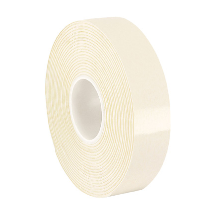 3M 4462 Double Coated Polyethylene Foam Tape White 1 in x 5 yd Roll