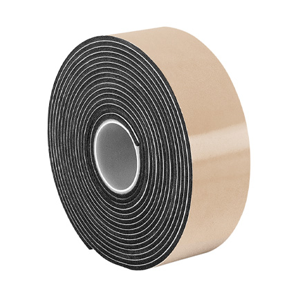 3M 4496 Double Coated Polyethylene Foam Tape Black 1 in x 5 yd Roll