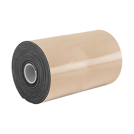 3M 4496 Double Coated Polyethylene Foam Tape Black 6 in x 5 yd Roll