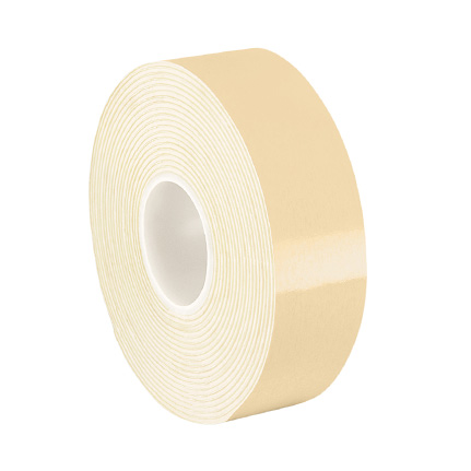 3M 4496 Double Coated Polyethylene Foam Tape White 1 in x 5 yd Roll