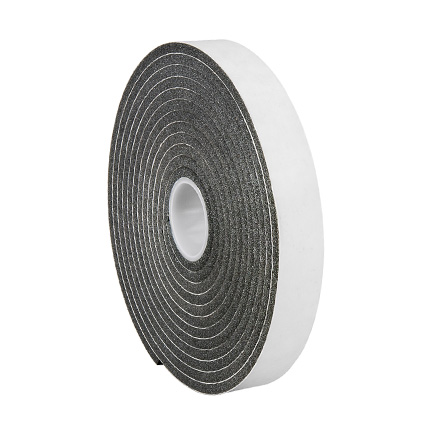 3M 4508 Vinyl Foam Tape Black 1 in x 5 yd Roll