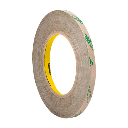 3M 467MP Adhesive Transfer Tape Clear 0.5 in x 20 yd Roll