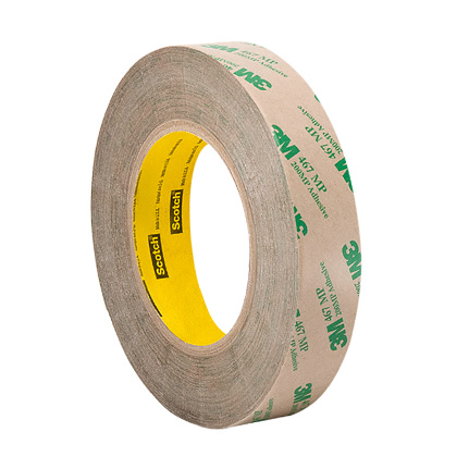 3M 467MP Adhesive Transfer Tape Clear 1 in x 20 yd Roll