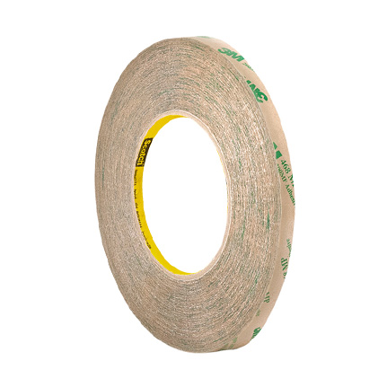 3M 468MP Adhesive Transfer Tape Clear 0.5 in x 20 yd Roll