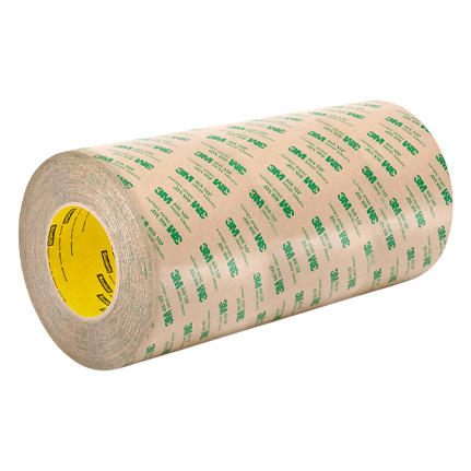 3M 468MP Adhesive Transfer Tape Clear 12 in x 20 yd Roll