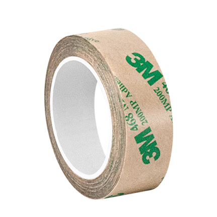 3M 468MP Adhesive Transfer Tape Clear 1 in x 20 yd Roll