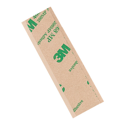 3M 468MP Adhesive Transfer Tape Clear 1 in x 3 in Strip 5 Pack