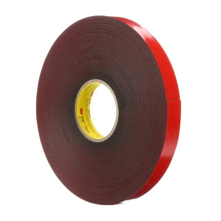 3M VHB Tape 4611 Dark Gray 1 in x 5 yd Roll