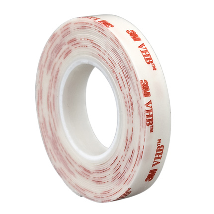 3M VHB Tape 4920 White 0.5 in x 5 yd Roll