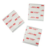 3M VHB Tape 4930 White 0.5 in x 0.5 in Square 5 Pack