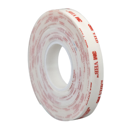 3M VHB Tape 4930 White 0.5 in x 5 yd Roll