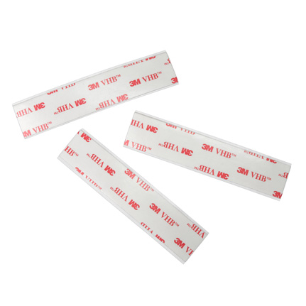 3M VHB Tape 4930 White 1 in x 3 in Strip 5 Pack