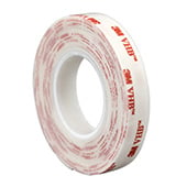 3M VHB Tape 4930 White 1 in x 2 in Strip 5 Pack