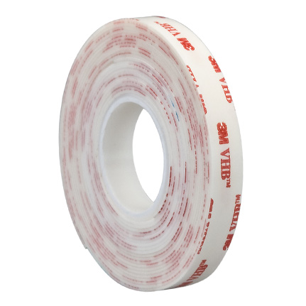 3M VHB Tape 4932 White 0.5 in x 5 yd Roll