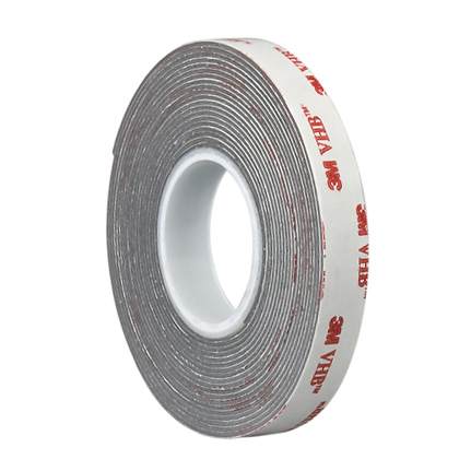 3M VHB Tape 4936 Gray 0.5 in x 5 yd Roll