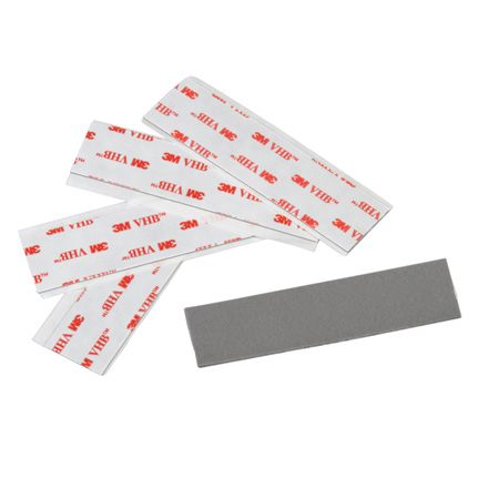 3M VHB Tape 4936 Gray 1 in x 2 in Strip 5 Pack