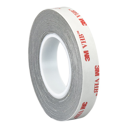 3M VHB Tape 4936 Gray 1 in x 5 yd Roll