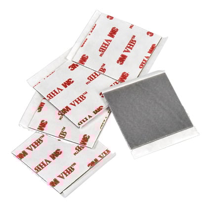 3M VHB Tape 4941 Gray 0.5 in x 0.5 in Square 5 Pack