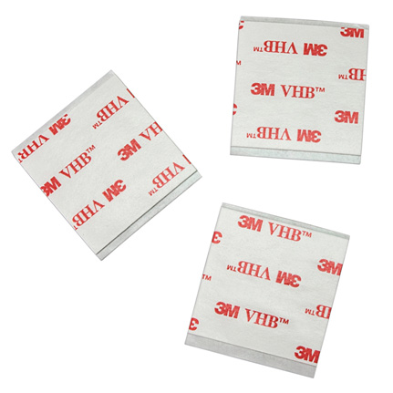 3M VHB Tape 4950 White 12 in x 12 in Square 6 Pack
