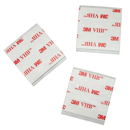 3M VHB Tape 4950 White 12 in x 12 in Square 6 Pack