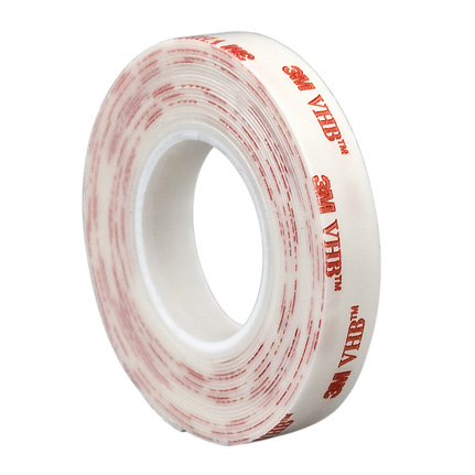 3M VHB Tape 4952 White 0.75 in x 5 yd Roll