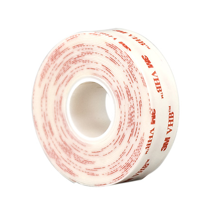 3M VHB Tape 4952 White 1 in x 5 yd Roll