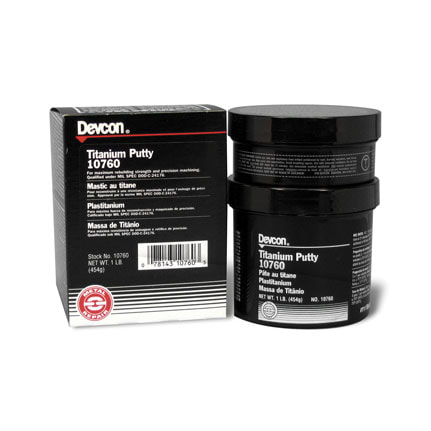 ITW Performance Polymers Devcon Titanium Putty 1 lb Kit