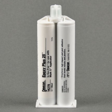 ITW Performance Polymers Devcon Epoxy Plus 25 Adhesive Gray 50 mL Cartridge