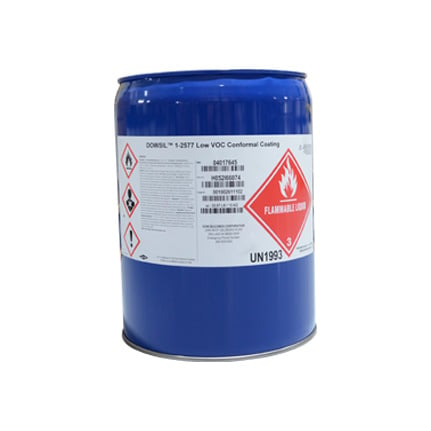 Dow DOWSIL™ 1-2577 Low VOC RTV Silicone Conformal Coating Clear 15 kg Pail