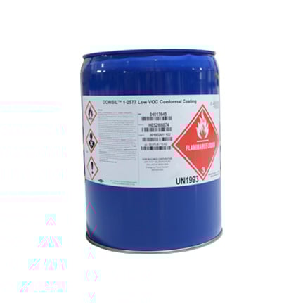 Dow DOWSIL™ 1-2577 Low VOC RTV Silicone Conformal Coating Clear 15 kg Pail
