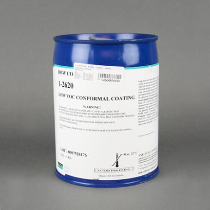 Dow DOWSIL™ 1-2620 Low VOC RTV Silicone Conformal Coating Clear 3 kg Pail