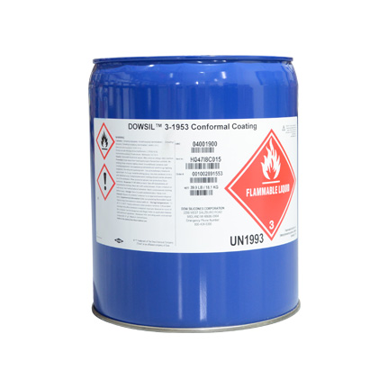 Dow DOWSIL™ 3-1953 Silicone Conformal Coating 18.1 kg Pail