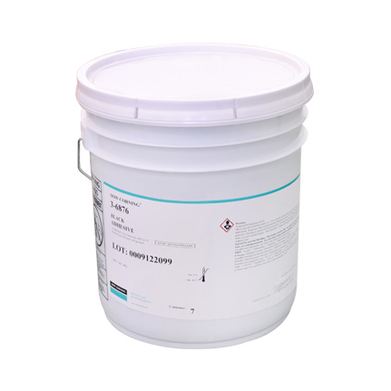 Dow DOWSIL™ 3-6876 Silicone Adhesive Black 18.1 kg Pail