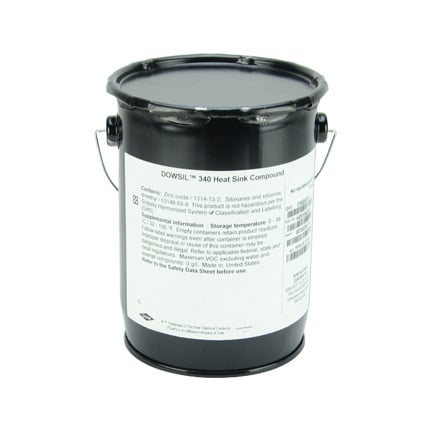 Dow DOWSIL™ 340 Heat Sink Compound Lubricant/Grease White 9 kg Pail