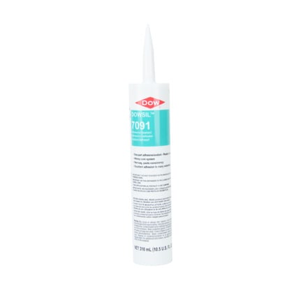 Dow DOWSIL™ 7091 Silicone Adhesive-Sealant White 310 mL Cartridge