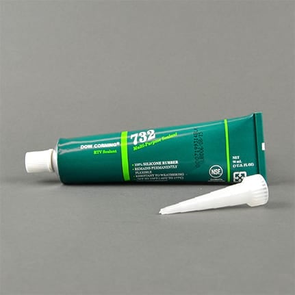 Dow DOWSIL™ 732 Multi-Purpose Sealant Silicone Black 90 mL Tube