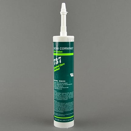 Dow DOWSIL™ 737 Neutral Cure Sealant Silicone White 300 mL Cartridge