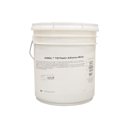 Dow DOWSIL™ 739 Plastic Bonding Silicone Adhesive White 25.8 kg Pail