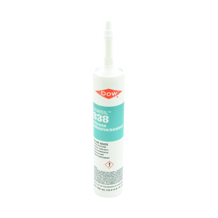 Dow DOWSIL™ 838 Silicone Adhesive-Sealant White 305 mL Cartridge