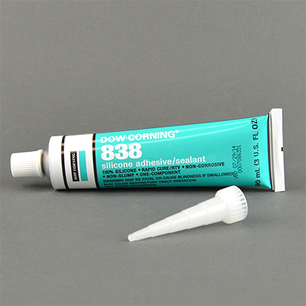 Dow DOWSIL™ 838 Silicone Adhesive-Sealant White 90 mL Tube