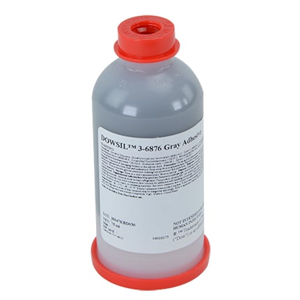 Dow DOWSIL™ 3-6876 Silicone Adhesive Gray 2.5 oz Cartridge