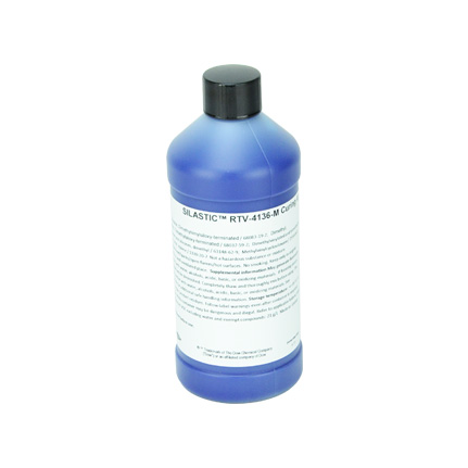 Dow SILASTIC™ RTV-4136-M Curing Agent Blue 0.4 kg Bottle