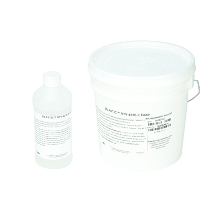 knoflook Valkuilen rijk Dow SILASTIC™ RTV-4230-E Silicone Rubber White 4.4 kg Kit