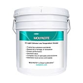 DuPont MOLYKOTE® 33 Extreme Low Temperature Bearing Grease, Medium, Off-White 3.6 kg Pail