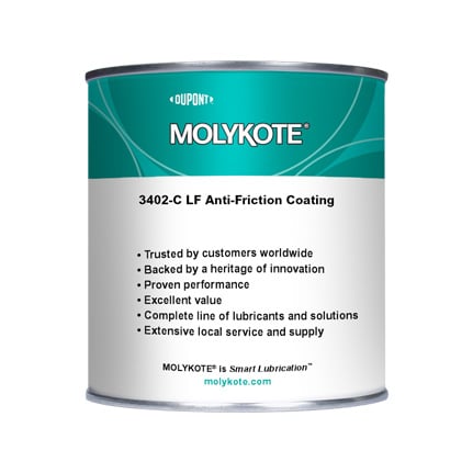 DuPont MOLYKOTE® 3402-C LF Anti-Friction Coating 500 g Can