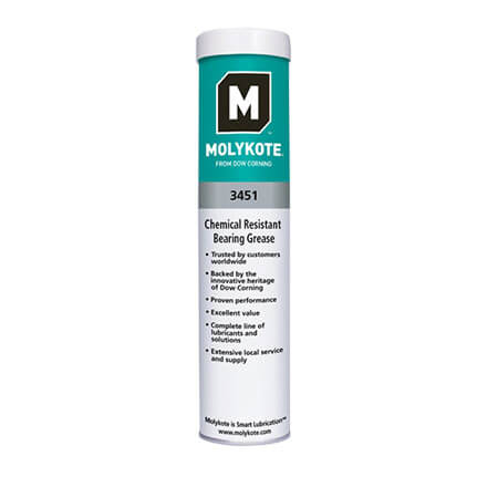 DuPont MOLYKOTE® 3451 Bearing Grease White 550 g Cartridge
