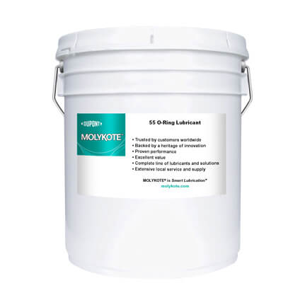 DuPont MOLYKOTE® 55 O-Ring Grease Off-White 18 kg Pail