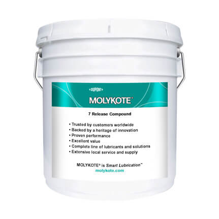 DuPont MOLYKOTE® 7 Release Compound White 3.6 kg Pail