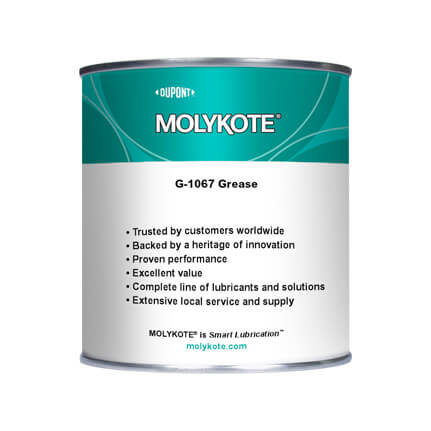 DuPont MOLYKOTE® G-1067 Grease Lubricant White 1 kg Can