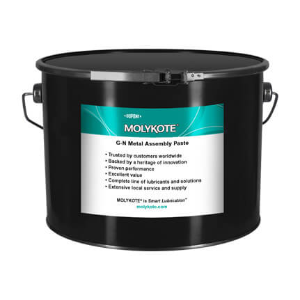 DuPont MOLYKOTE® G-n Metal Assembly Paste Black 4.5 kg Pail